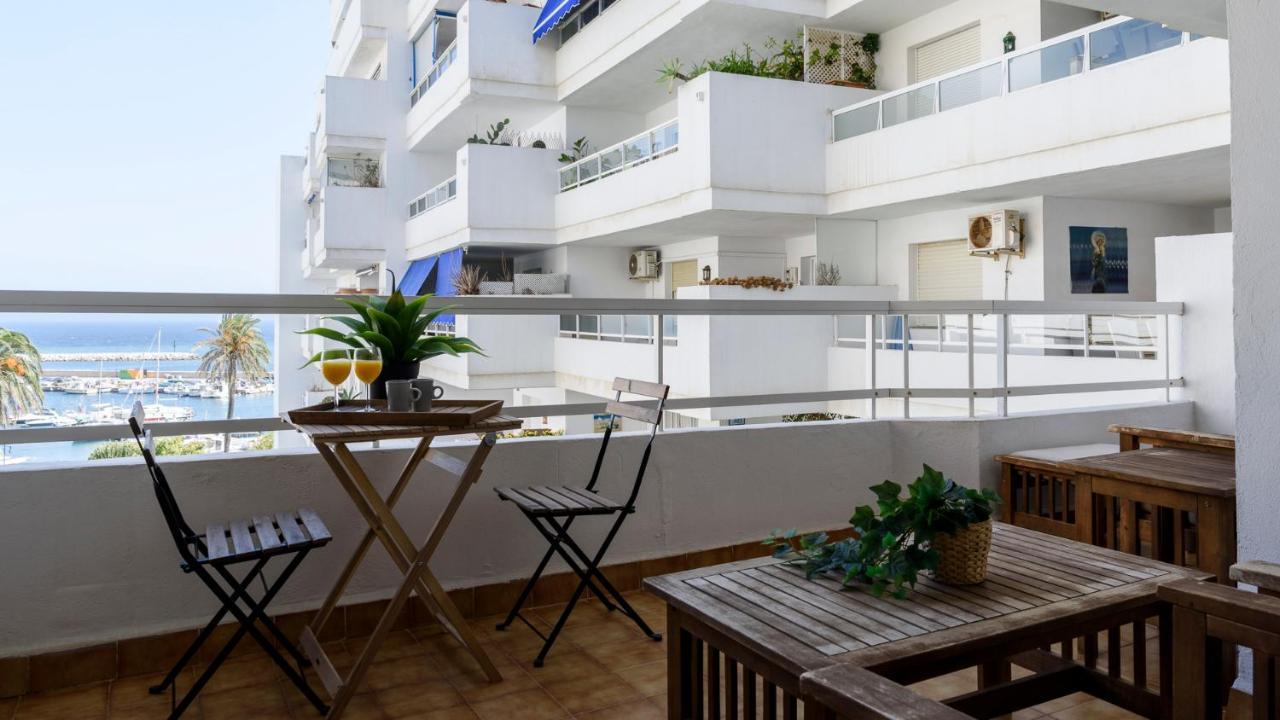 Estepona Marina With Sea Views, Pool And Parking Exteriör bild